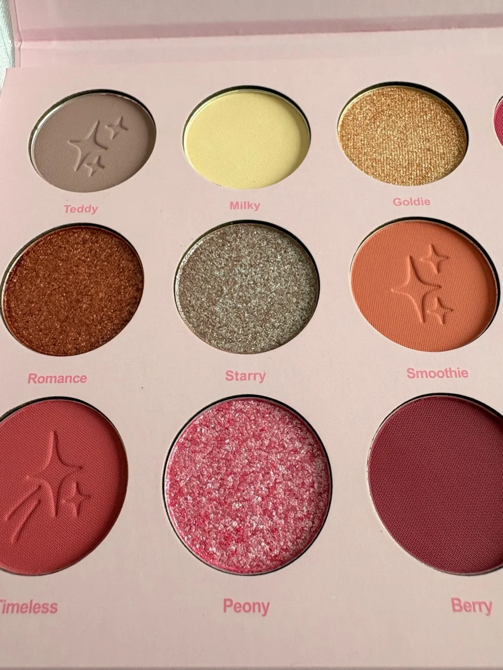 Moonslice Beauty 15-Color Eyeshadow Palette- Warm Neutrals/ Matte/ Shimmer